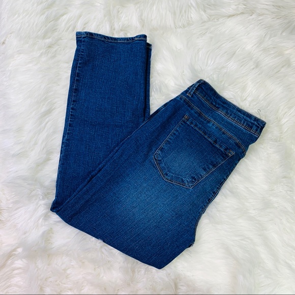 curve appeal off duty straight jeans